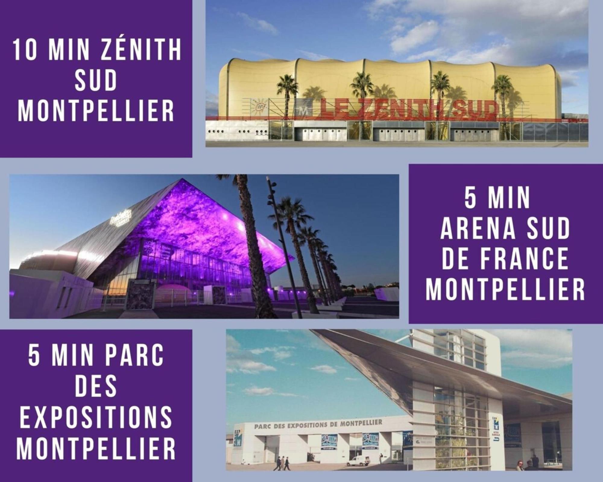 T2 Cubano Montpellier Parking Proche Plages Exterior foto